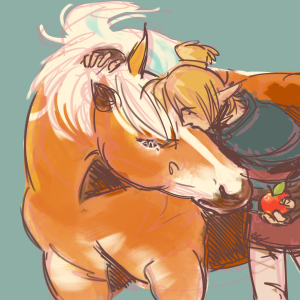 LoZ Link and Epona