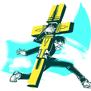 Trigun CMYK (Wolfwood)